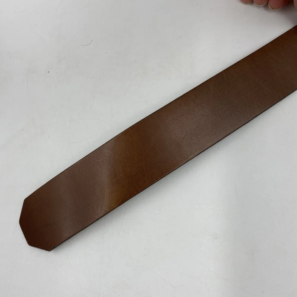 Mossimo Men's Genuine Leather Brown Belt M 41 Inch Antique Finish/NWT‎ No Holes